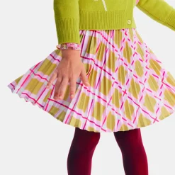 Jupe en tartan enfant fille - cumin/multicolore