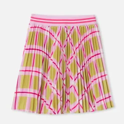 Jupe en tartan enfant fille - cumin/multicolore