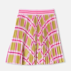 Jupe en tartan enfant fille - cumin/multicolore