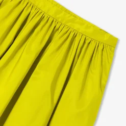 Jupe enfant fille en taffetas - lime