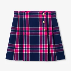 Jupe kilt enfant fille - bleu/multicolore