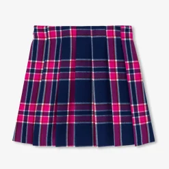 Jupe kilt enfant fille - bleu/multicolore