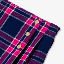 Jupe kilt enfant fille - bleu/multicolore