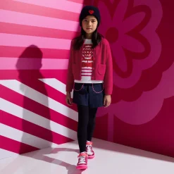 Jupe-short enfant fille - denim fonce