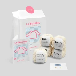 Kit tricot Jacadi x Fonty - blanc doux jacadi