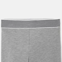 Legging enfant fille en piqué de coton - gris chine clair jacadi