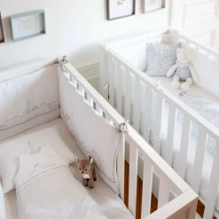 Lit bébé Brume 60X120 - blanc jacadi