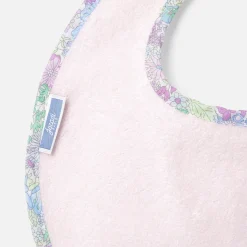 Lot de 2 bavoirs en coton éponge - blanc/multicolore