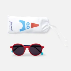 Lunettes de soleil enfant - marine/rouge