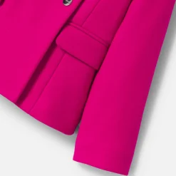 Manteau court enfant fille - rose grenadine