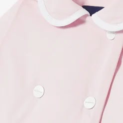 Manteau d'intersaison bébé fille - rose poudre jacadi