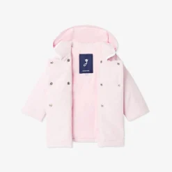 Manteau d'intersaison bébé fille - rose poudre jacadi