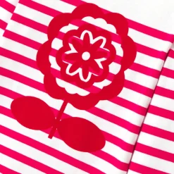 Marinière enfant fille - blanc/rose