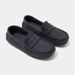Mocassins enfant garçon en nubuck - marine jacadi