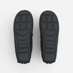 Mocassins enfant garçon en nubuck - gris anthracite jacadi