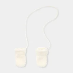 Moufles bébé sherpa - blanc doux jacadi