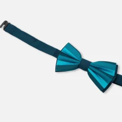 Nœud papillon rayé - turquoise/multicolore