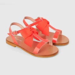 Nu-pieds enfant fille - rose fluo