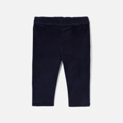 Pantalon bébé garçon en velours - marine jacadi