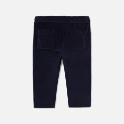 Pantalon bébé garçon en velours - marine jacadi