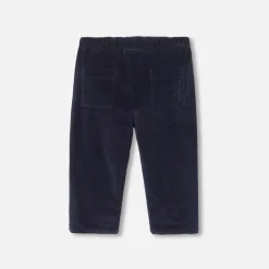Pantalon bébé garçon en velours - marine jacadi