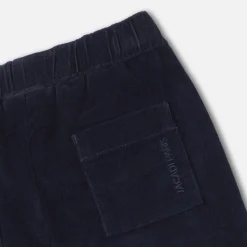 Pantalon bébé garçon en velours - marine jacadi