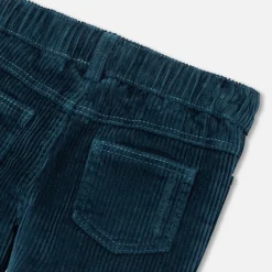 Pantalon bébé garçon en velours côtelé - encre