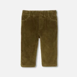 Pantalon bébé garçon en velours côtelé - bronze