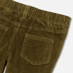 Pantalon bébé garçon en velours côtelé - bronze