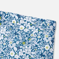 Pantalon confort bébé fille en Tissu Liberty - bleu/multicolore