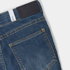 Pantalon denim molleton enfant garçon - denim clair