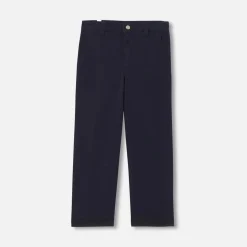 Pantalon en twill enfant garçon - acier