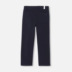 Pantalon en twill enfant garçon - acier