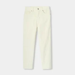 Pantalon en velours doublé enfant garçon - beige
