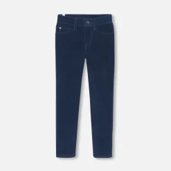 Pantalon en velours enfant garçon - bleu marne