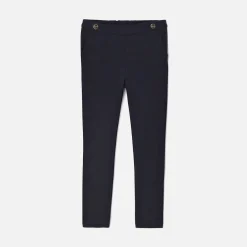Pantalon enfant fille en maille Milano - marine jacadi