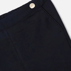 Pantalon enfant fille en maille Milano - marine jacadi