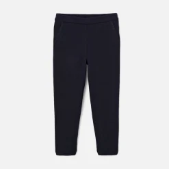 Pantalon enfant fille en molleton - marine jacadi