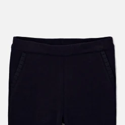 Pantalon enfant fille en molleton - marine jacadi