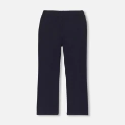 Pantalon enfant fille en molleton - marine jacadi