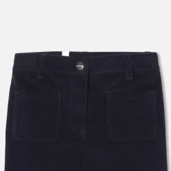 Pantalon flare enfant fille - marine jacadi