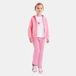 Pantalon jogging enfant fille - rose tendre