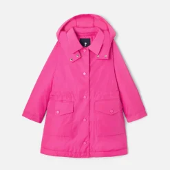 Parka enfant fille - geranium
