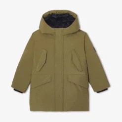 Parka enfant garçon - mastic