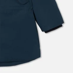 Parka longue enfant - encre
