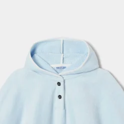 Peignoir de bain en éponge - blanc/multicolore