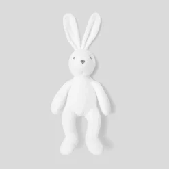 Peluche lapin moyen modèle - blanc jacadi