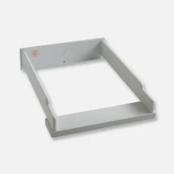 Plan à langer laqué Brume - gris clair