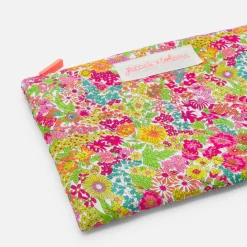 Pochette en tissu Liberty - Jacadi x Tohana - blanc/corail