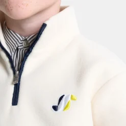Polaire enfant garçon - blanc doux jacadi